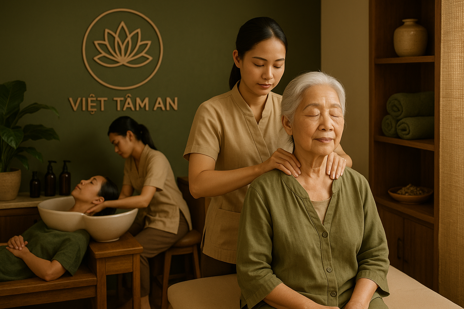 Người cao tuổi tập dưỡng sinh tại công viên